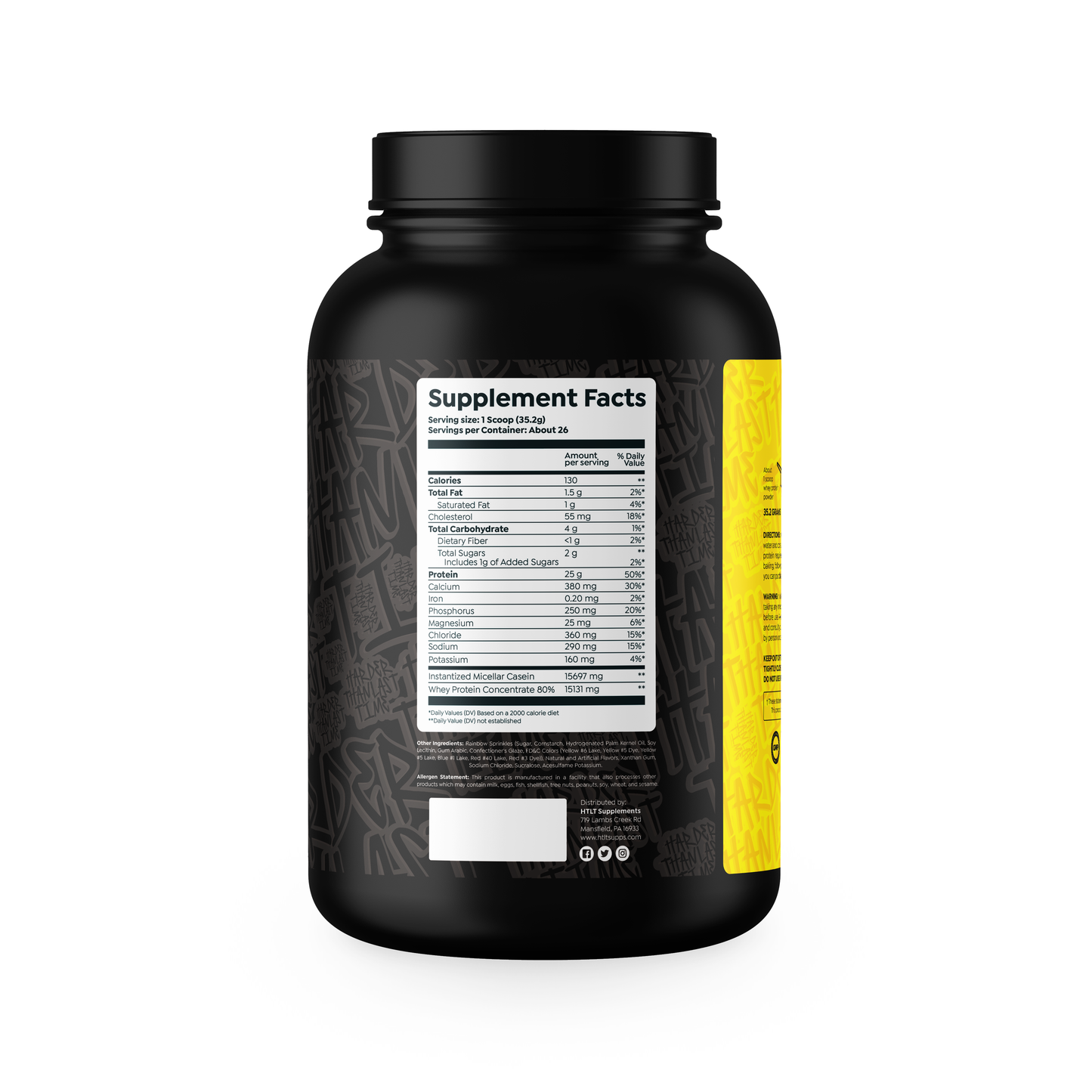 HTLT Casein + Whey Protein Powder Cake Pop