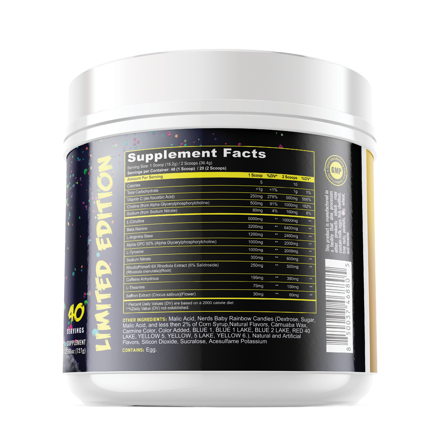 ALTER EGO Pre-Workout High Stim Focus & Performance formula