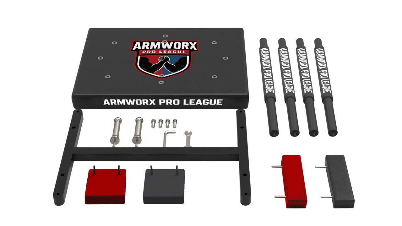 Professional Arm Wrestling Table ARMWORX Branded