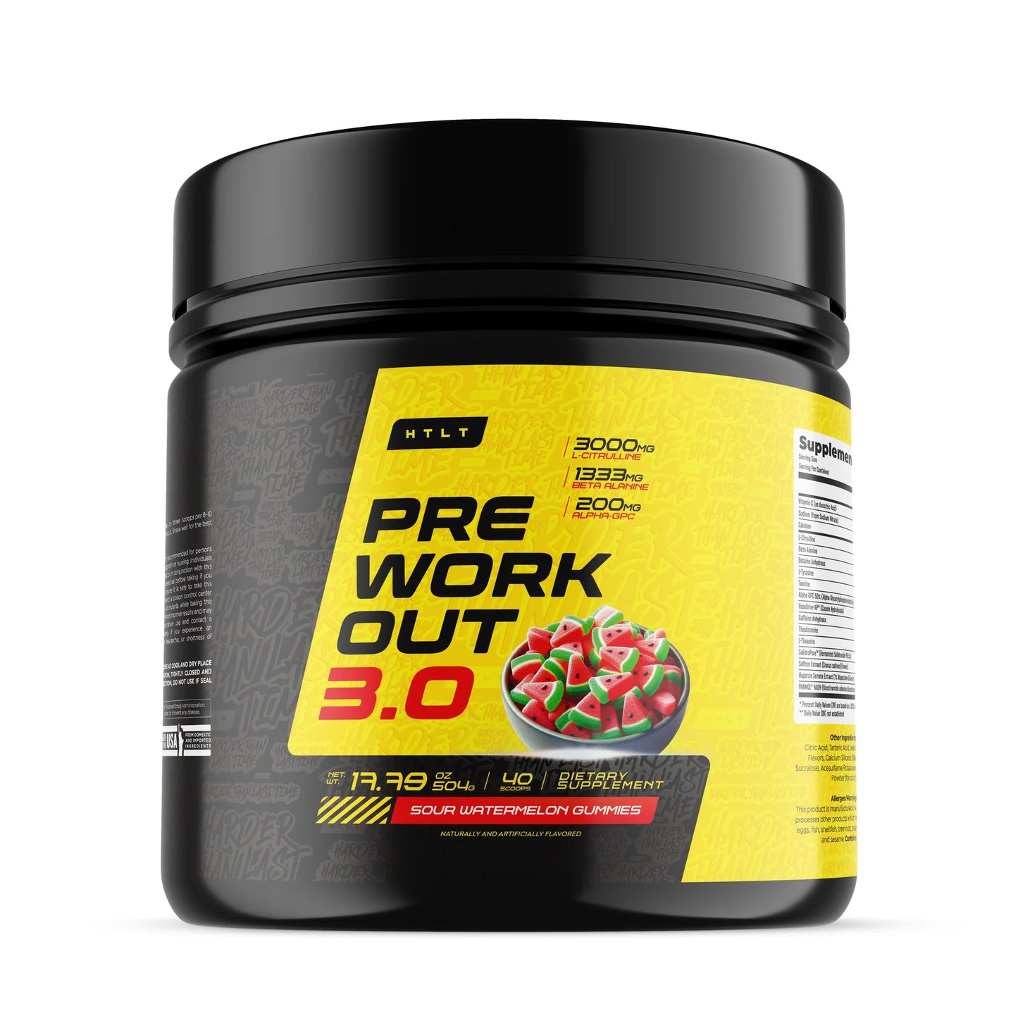 HTLT Pre-Workout 3.0 Sour Watermelon
