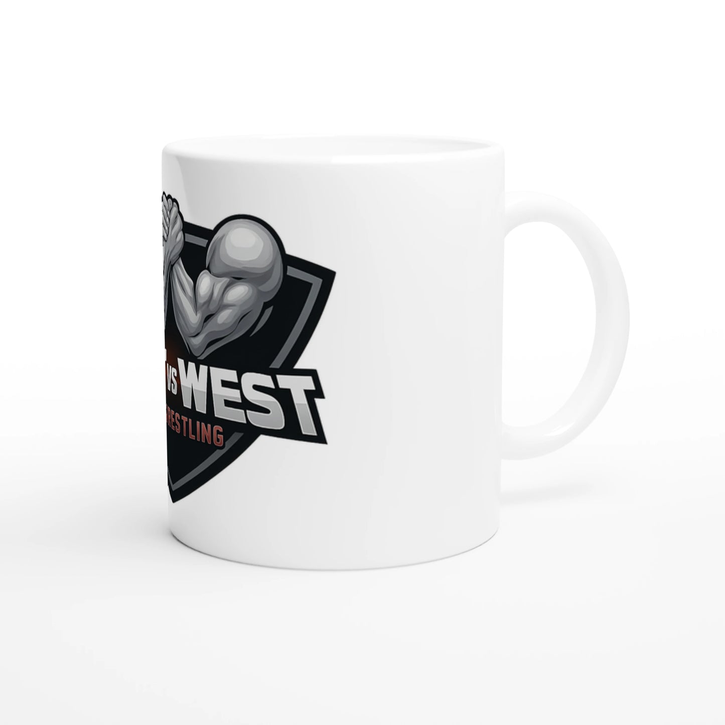 East vs West White 11oz Ceramic Mug